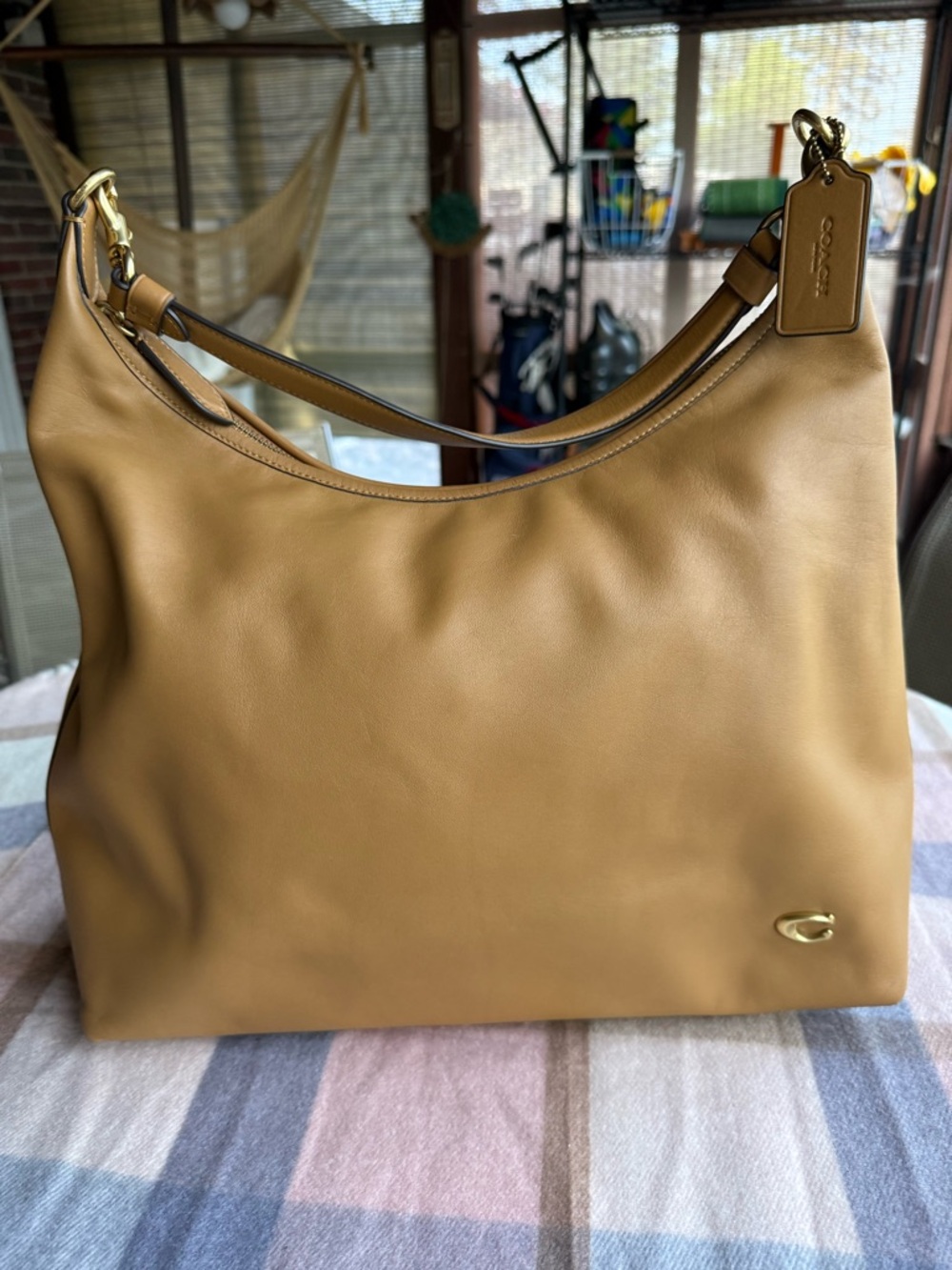 Honey Brown Coach Juliet 38